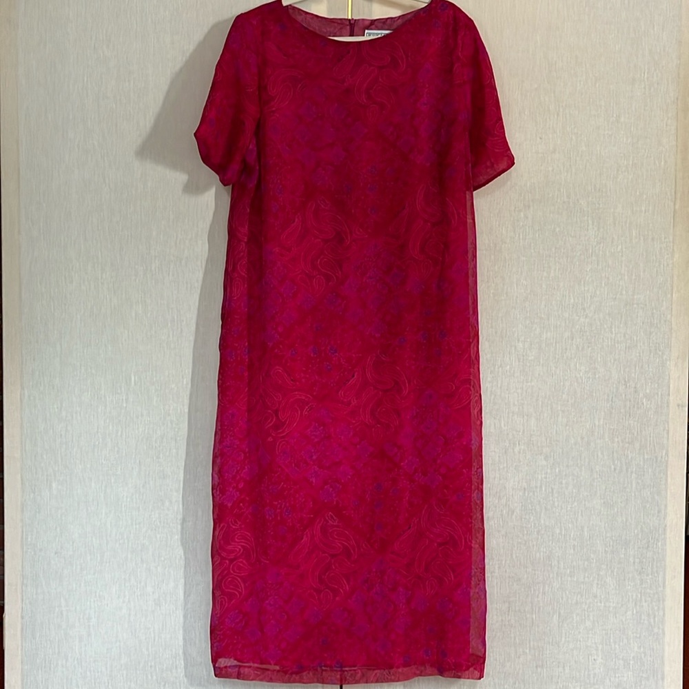 Vintage Jessica Howard Paisley Maxi Dress